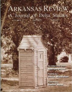 cover image: sepia tone outhouse